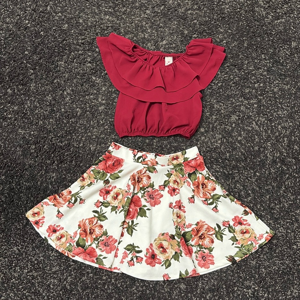 Two piece formal or casual wear for little girls size 12 years old